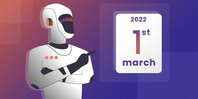 1st march callendar robot ai
