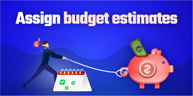 Assign budget estimates
